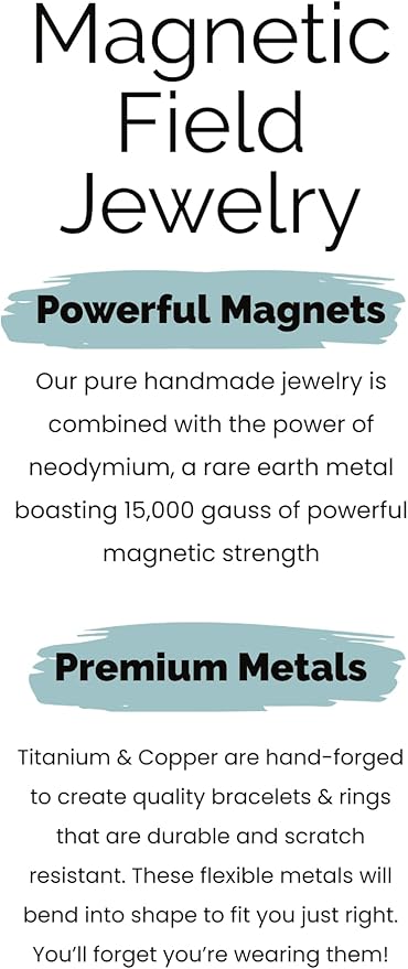 Pure Copper Magnetic Minimalist Bracelet - Adjustable Fleur D'OR Style - Ultra Strength Magnets - Unisex - Earth Therapy