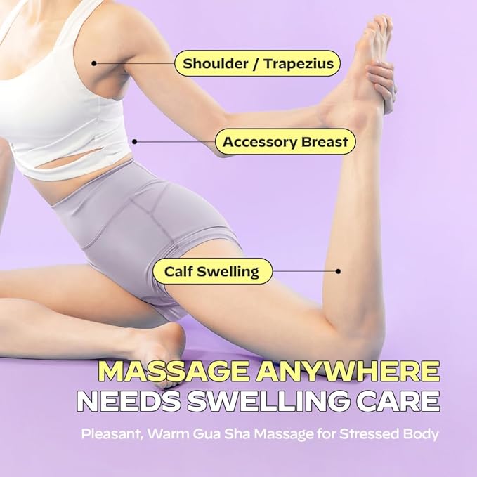 Magnesium+Escin Body Gua Sha Massage Cream - Intensive Relief for Leg with Gua Sha Tool, Leg Massage Cream for Circulation, Improving Calf Swelling, Korean Skin Care 5.07 fl.oz