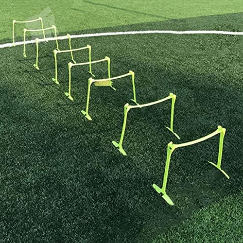 Adjustable Hurdles and Cone Set Agility Hurdles Disc Cones for Soccer Sports Plyometric Speed Training
