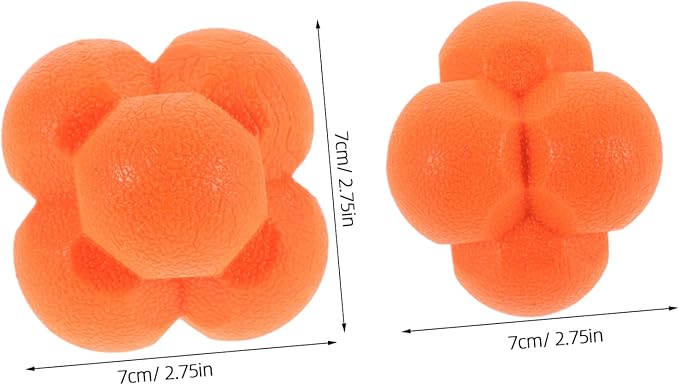 Toyvian Hexagonal Reflex Training Ball for Hand Eye Coordination Durable Reaction Ball for Team Practice Enhance Reaction Speed Agility Sports Training