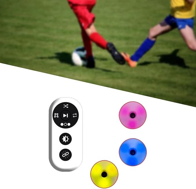 4Pcs Reaction Training Lights Test Agility Response Equipment Portable Agility Training Supplies for Basketball Soccer(4PCS)