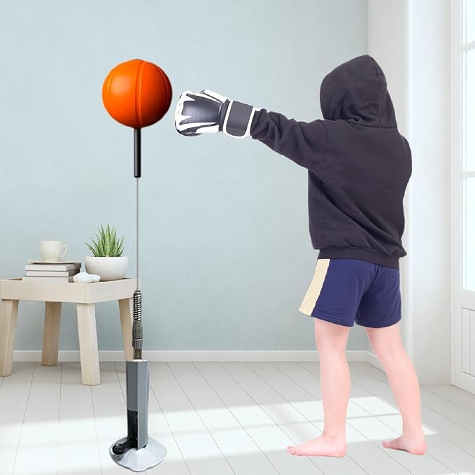 Boxing Reaction Ball Boxing Speed Bag Improve Reaction Speed Boxing Reflex Ball Freestanding Punching Ball for Sports Workout