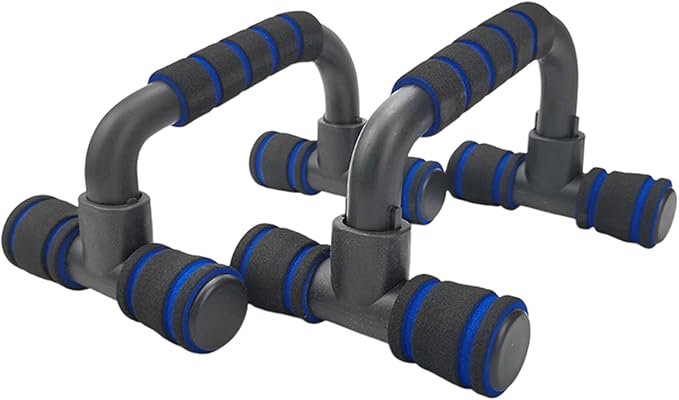 Professional Push Up Stands H Type Construction for Increased Ranges of Motion in Strength Training Exercises Regulable Push Up Platforms