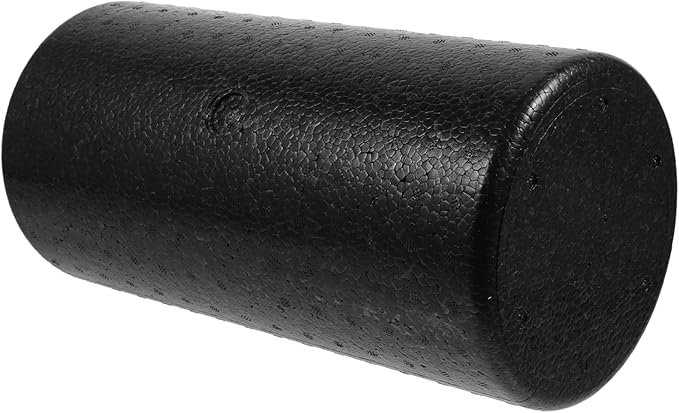 Happyyami Yoga Massage Roller Portable Foam Column for Muscle Relaxation Body Massage and Rehabilitation Lightweight Foam Roller for Balance and Flexibility Exercises Black