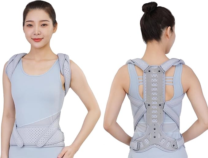 Back Corrector, Unisex Posture Corrector, Spine Immobilization Belt for High and Low Shoulders Hunchback Scoliosis Compression Fractures(Small)