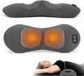 3-in-1 Electric Back Massager Pillow, Rechargeable Lumbar Support Cushion with Heat Vibration