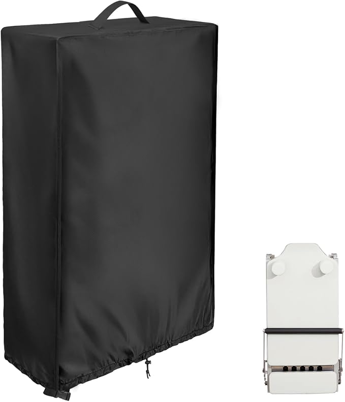 Cover for Pilates Reformer,Waterproof Dustproof Reformer Pilates Machine Cover,420D Foldable Pilates Reformer Machine Cover with Windproof Drawstring for Home Gym Indoor-25 L x 15" W x 45" H