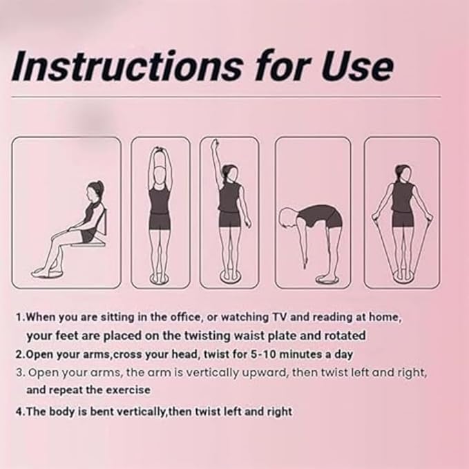 2026 New Waist Sculptor, Waist Twister Machine for Core & Abs Exercise, Figure Trimmer Ab Twister Board, Waist Twisting Fitness Tool, for Legs, Buttocks, Hip Exercise