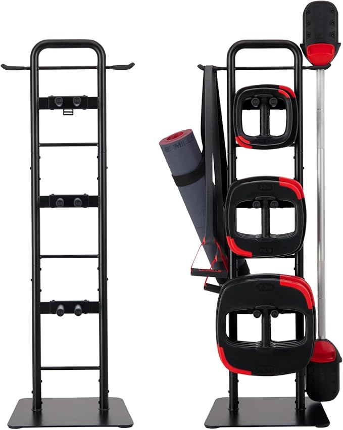 Les Mills™ Vertical Storage Rack for Exercise Equipment