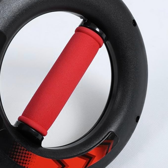 HEMOTON Multifunction 8-shaped Hand Grip Strengthener Red 20kg Heavy Grip for Fitness Forearm and Wrist Exercise Strength Training Device for Home and Gym