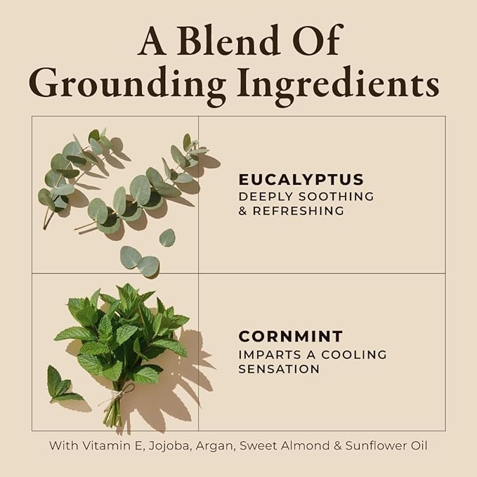Gya Labs Eucalyptus Mint Massage Oil - 6.76 Fl Oz - Eucalyptus Mint Massage Oil for Sore Muscles and Relaxing Massages, Invigorating Scent - Non-Greasy Formula, Non-GMO and Cruelty-Free