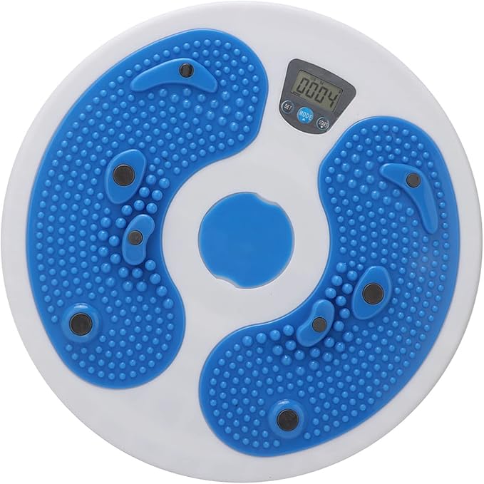 Rotating Balance Board with Magnetic Twisting Disc for Waist, Ankle and Body Exercise, Aerobic Fitness Training Equipment