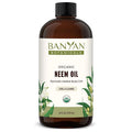 Banyan Botanicals Organic Neem Oil – Cooling & Soothing Ayurvedic Neem Oil – Supports Healthy Radiant Skin – 24 oz. – Non-GMO Sustainably Sourced Abhyanga Massage Oil
