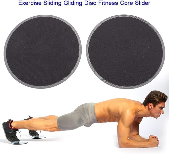 Fitness Disc, 2pcs Core Sliders for Working Out Lightweight Floor Fitness Trainer Leg Exercise Gear for Gym Home Yoga Pilates