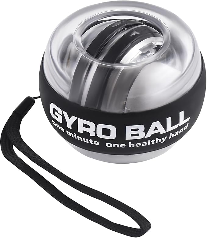 LUMIXA Wrist Ball 2025 - Auto-Start Gyroscopic Hand Exerciser Ball for Wrist & Forearm Strengthening, Gyro Ball Muscle Rehabilitation Therapy