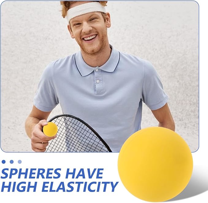 Sports Reaction Balls 4 Pack Mini High Elastic Rebound Training Balls 2.16 Inch for Speed Agility Practice Indoor Outdoor