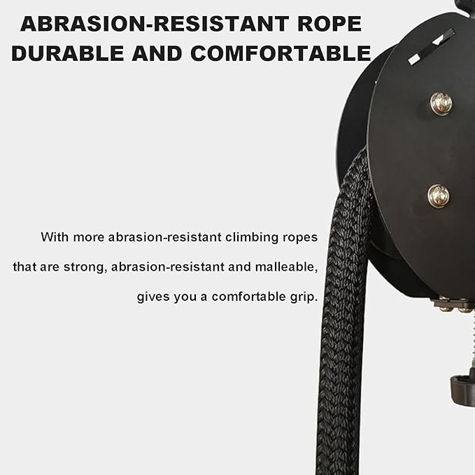 Endless Rope Machine for Home Gym - Adjustable Tricep Rope Attachment, 150kg Load Capacity, Max 30kg Resistance, Full Body Workout, Strength & Cardio Training Equipment