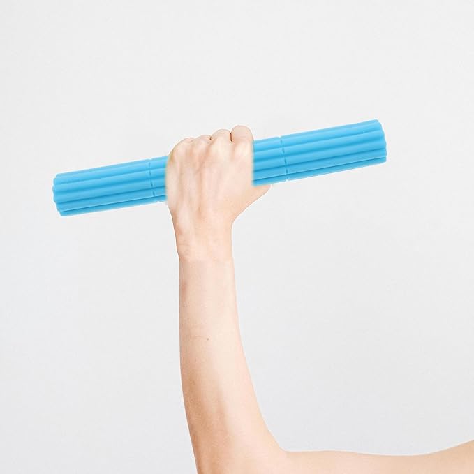 Tennis Elbow Therapy Bar Hand Exerciser Strength Training Device Blue Twist Bar for Forearm Relief and Grip Strength Improvement at Home