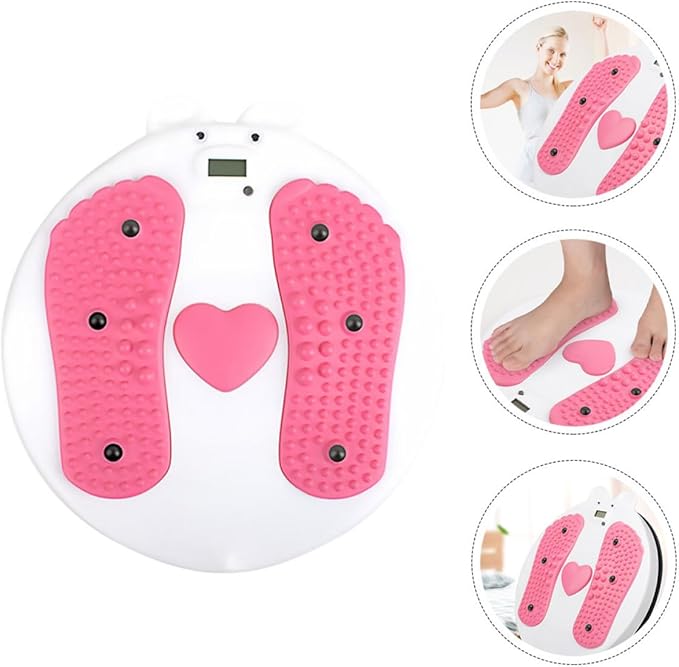 SUPVOX Rotating Waist Twist Board Fitness Plate with Magnetic Resistance and Foot Massage for Home Ab Exercise