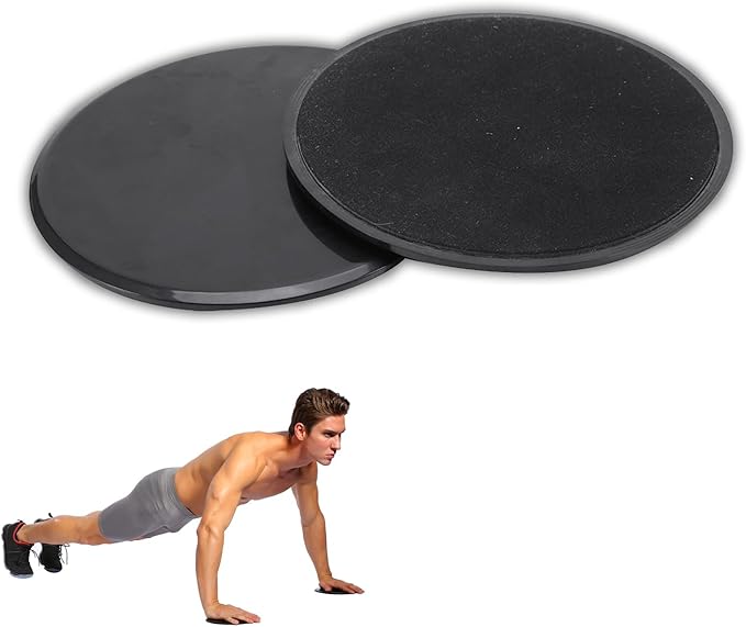 Fitness Disc, 2pcs Core Sliders for Working Out Lightweight Floor Fitness Trainer Leg Exercise Gear for Gym Home Yoga Pilates
