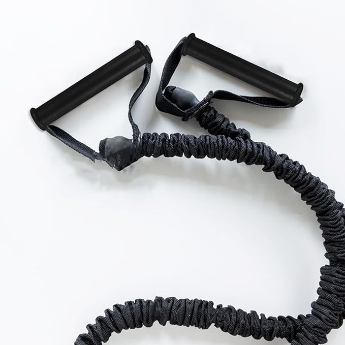 TOYANDONA 20pcs Fitness Handles Resistance Band Handles Plastic Ergonomic Cable Portable Workout for Home Gym Strength Training Equipment