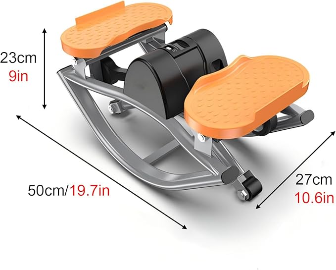 Rock Stepper,Step Rocker Side to Side,Lateral Rocking Fitness Stepper Home Workout Machine, Fitness Equipment Suitable for Home, Apartment, and Dormitory use