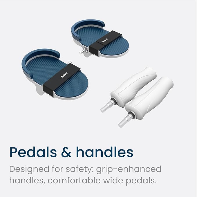 PhysioPedal® Arm & Leg Pedal Exerciser – Dual Mode Pedals with 8 Speeds & 8 Resistance Levels, LED Display & Magnetic Remote – Low-Impact Exercise for Joint Mobility, Circulation & Active Recovery