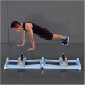 Foldable Skiing Exerciser Leg Splitter Ski Machine Portable Body Slimming Trainer Collapsible Leg Magic Machine Yoga Fitness Equipment for Use(Blue,Push-up Style)