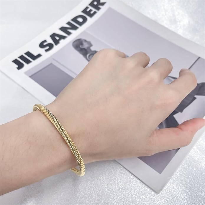 NewZenro Elegant Magnetic Bracelet Copper Magnets Bangle For Women Men Gifts for Father's Day