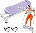Balance Board for Adults, Rocking Stepper with Resistance Bands, Portable Wobble Board with LCD Monitor, 300 lbs Capacity Ski Trainer for Full Body Workout at Home Gym