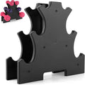  Weight Rack for Dumbbells, Dumbbell Rack Stand Only, Compact A-Frame Dumbbell Holder, Multilevel Weight Storage Organizer for Home Gym Workout