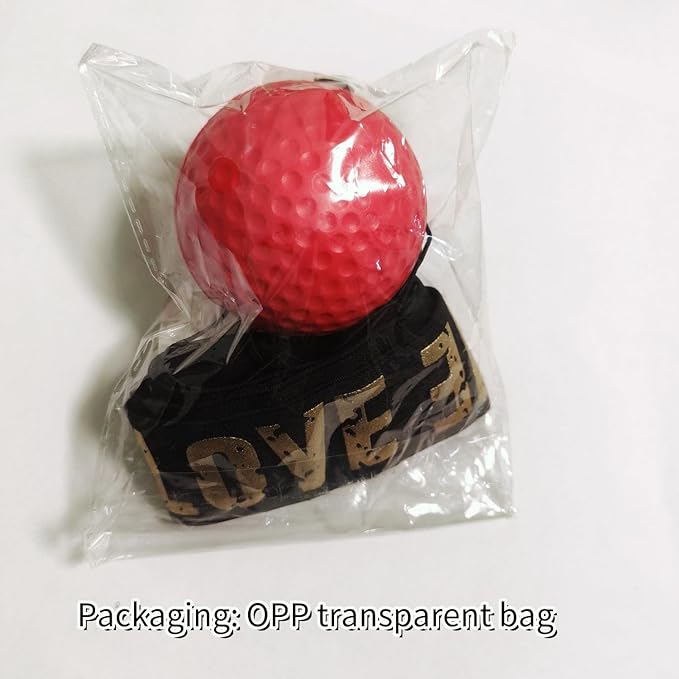 Sports Reaction Ball Boxing Reaction Training Ball, PU Reflex Ball Head-Mounted Love Adjustable Elastic Band, Perfect for Fighting Skills, Reaction Speed, Hand-Eye Coordination Training