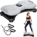 Silent Waist Twist Machine, Anti-Slip Twister Exercise Board with Stable Base, Waist Twisting Disc for Safe Ab Workout and Foot Massage at Home or Gym