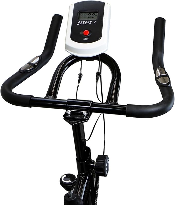 XtremepowerUS Exercise Bike 22lb Flywheel Stationary Workout Machine