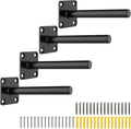 Wall Mount Weight Plate Holder for Olympic Plates, Heavy Duty Steel Weight Plate Wall Mount, Black High Capacity Weight Holders for Plates Home Gym Organizer