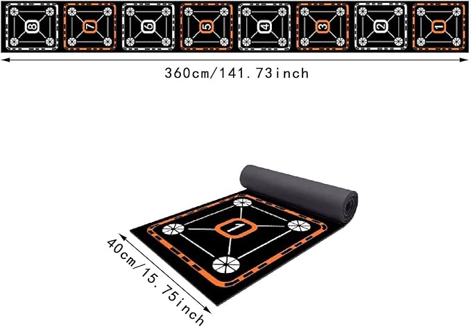 Agility Ladder Mat Speed Ladder Multipurpose Agility Training Equipment Footwork Practice for Soccer Fitness Workout Outdoor