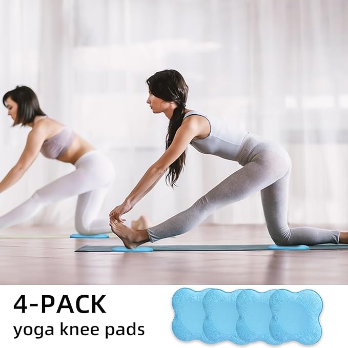 2 packs Yoga Knee Pad Mats Extra Thick for Knees Elbows Wrist Hands Head Foam Pilates Kneeling pad Yoga Knee Cushion Thick Exercise Pads for Knees Elbows Wrist Hands Head Foam Pilates Kneeling pad，Support Foam Pads for Women and Men