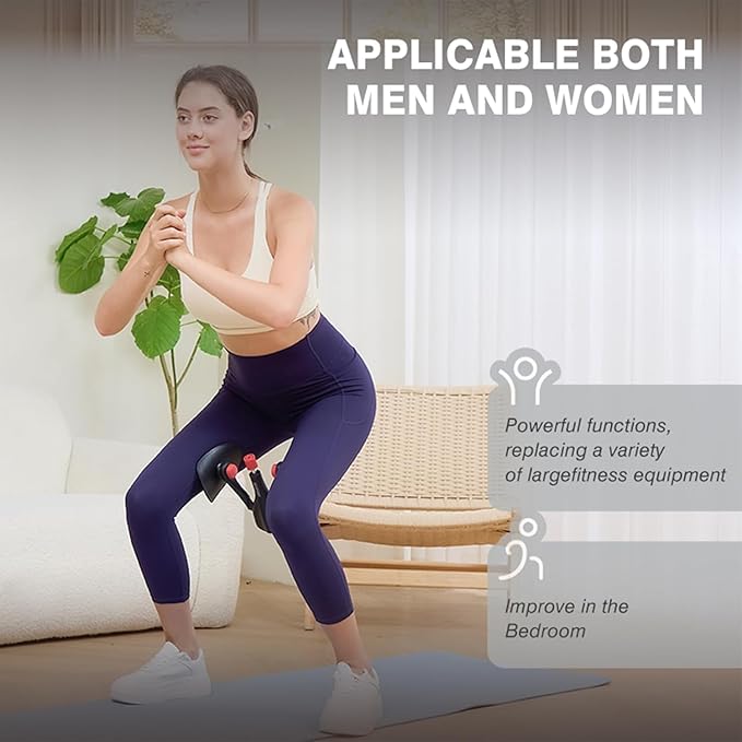 Pelvic Floor Trainer, Kegel Exercise Equipment for Men and Women, Thigh and Leg Exerciser for Core Strength, Home Workout Device for Bladder Support
