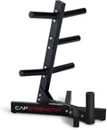Cap Barbell Olympic Plate Tree Storage Rack, Multiple Colors