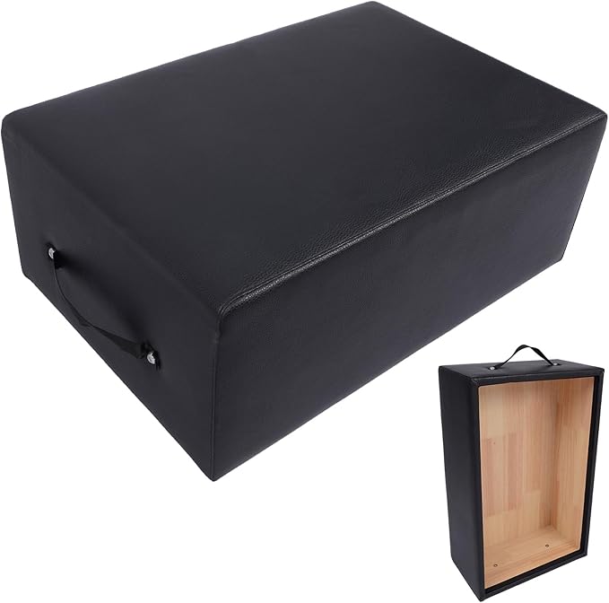 Professional Pilates Reformer Sitting Box,Reformer Box for Home & Studio Use, Portable Pilates Reformer Accessory for Step Training, Seated Workouts & Core Strengthening