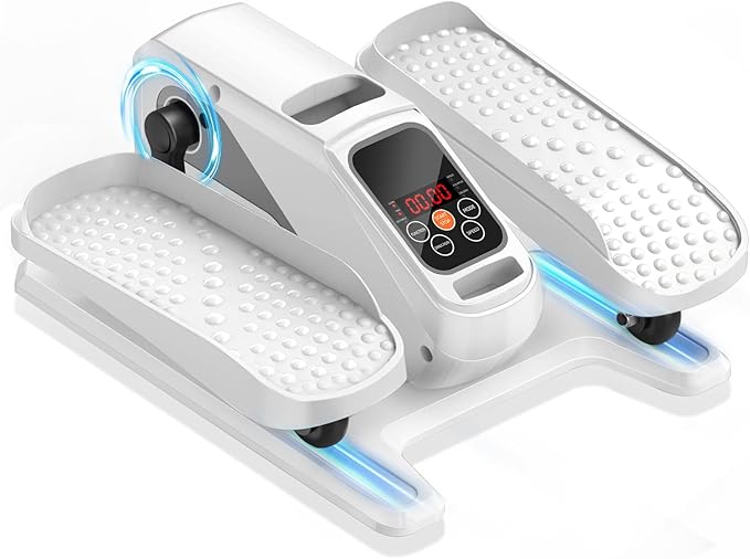 Under Desk Elliptical Machine, Electric Elliptical as Seen on TV for Seniors Adults with 15 Adjustable Speed, Quiet & Portable Electric Seated Pedal Exerciser with Remote Control & 5 Auto Mode