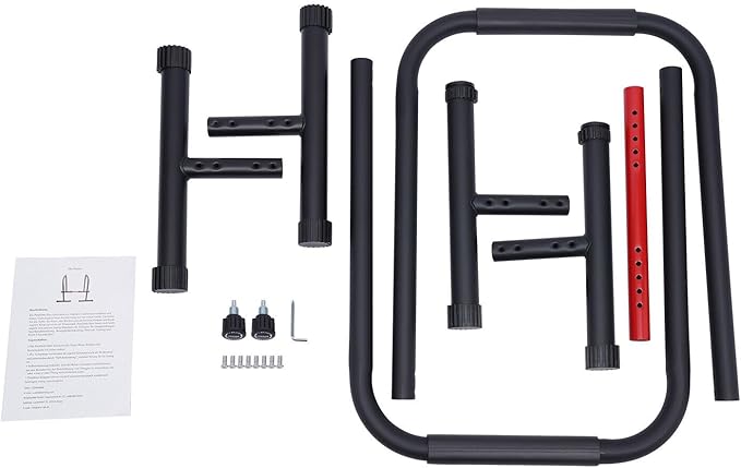 440lbs Adjustable Dip Bar, Heavy Duty Calisthenics Dip Station with Adjustable Parallel Dip Bars, Home Dip Stand Body Press Bar Parallel Bars Dip Equipment for Calisthenics, Strength Training