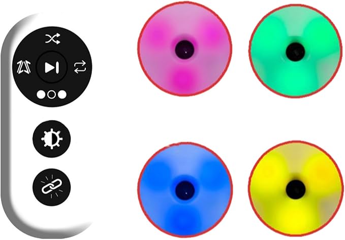 4Pcs Reaction Training Lights Test Agility Response Equipment Portable Agility Training Supplies for Basketball Soccer(4PCS)