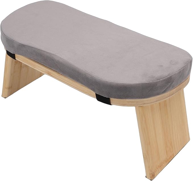Meditation Bench, Ergonomic Meditation Stool with Removable Cushion for Home, Yoga & Tea Ceremony