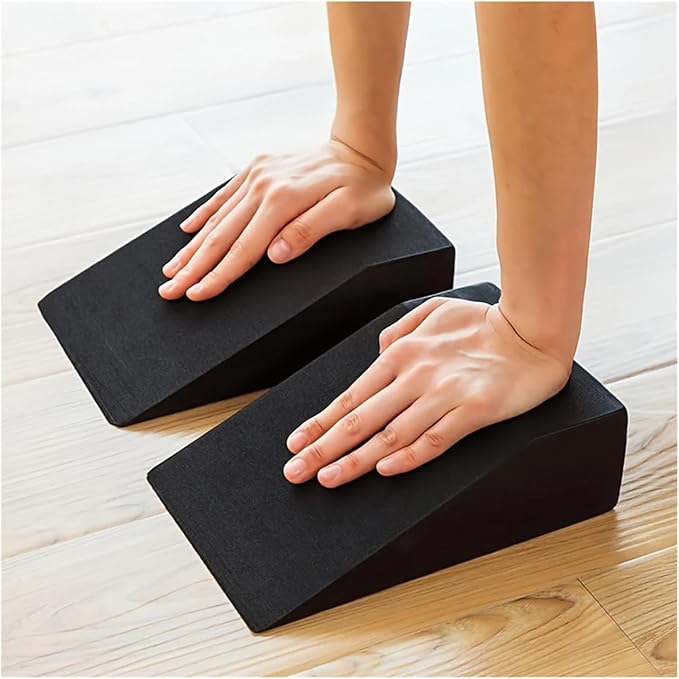 2Pcs Yoga Wedge Blocks Squat Wedge Block Multi-Functional Calf Raise Block Non-Slip Calf Stretcher EVA