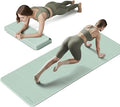 Foldable Fitness Yoga Mat | 2/5" (10MM) Extra Thick | SGS Certified Non-Slip TPE | 75x26" Extra Long-Wide | Portable & Easy Store | for Yoga, Pilates, Home Gym & Full-Body Workouts