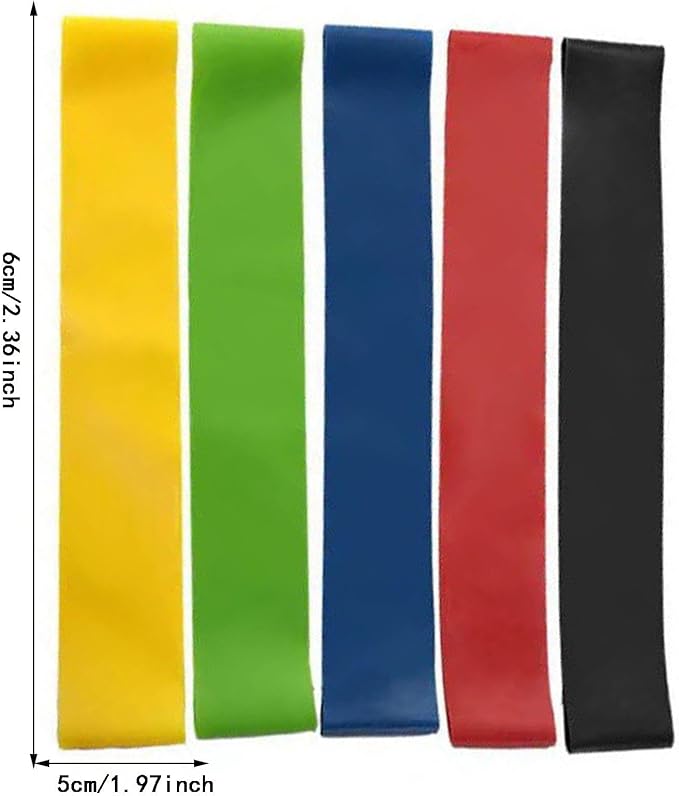 Resistance Bands for Working Out,5-Levels Elastic Exercise Band for Men & Women Pilates,Booty Legs,Body Stretching,Yoga,Workout Bands for Fitness,Training,Workouts,Physical Therapy,Working