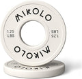 Mikolo Change Weight Plates 1.25LB 2.5LB 5LB Set Fractional Plates Set Bumper Plates for Cross Training Fit 2 Inch Barbells Strength Training Weight Plates