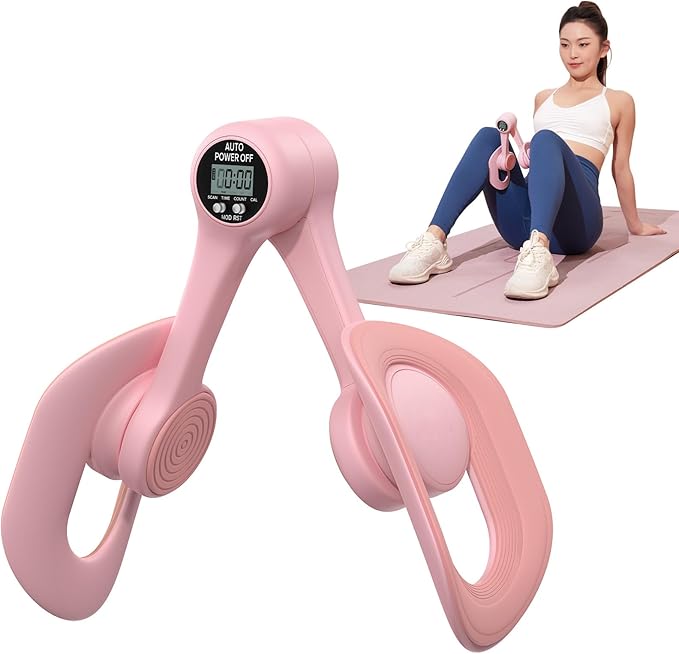 MERACH Thigh Trainer, Pelvic Floor Exercise Devices with Display Counter, Inner Thigh Exerciser for Women, Home Fitness Equipment for Hip/Leg/Butt