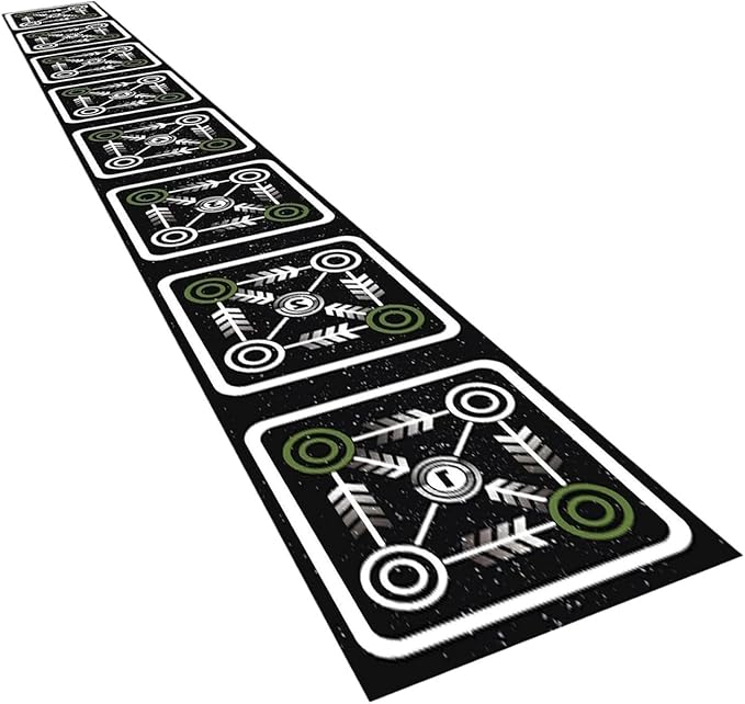 Agility Ladder Mat Pad Anti Slip Foldable Baseball Soccer Basketball Footwork Practice Speed Training Equipment for Exercise